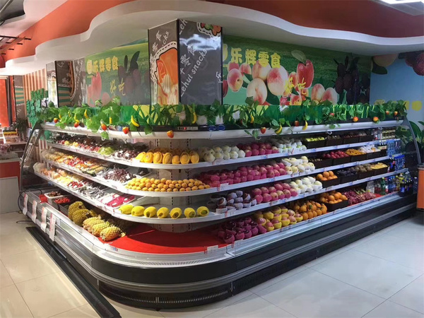 外转角半高风幕柜