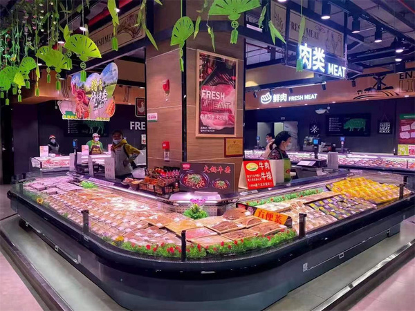 转角鲜肉柜