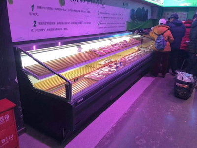 分层展示肉柜