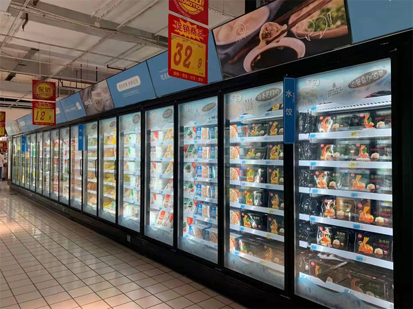 外置立式冷冻柜